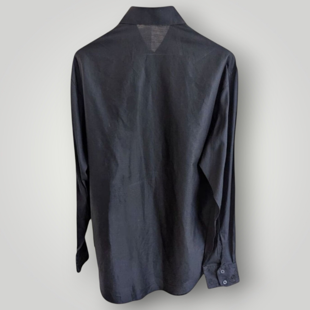 Robert Graham XL Black Button Down Shirt with Embroidery Detail - Picture 3 of 5